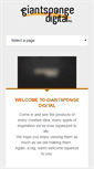 Mobile Screenshot of giantspongedigital.com